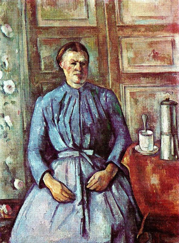 kvinna med kaffekanna, Paul Cezanne